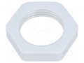 Nut; M20; polyamide; 27mm; Thread: metric; Pitch: 1.5 FIBOX GPA-M20-B
