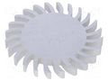 Heatsink; LED; Ø: 105mm; H: 10mm; 2K/W FISCHER ELEKTRONIK SK58410AL