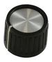 RIBBED KNOB WITH LINE INDICATOR, 6.35MM PKG70B1/4