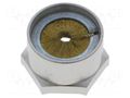 Nut; with earthing; M20; brass; 24mm; Thread: metric; Pitch: 1.5 LAPP BRUSH-M20