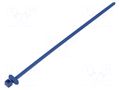 RFID cable tie; L: 200mm; W: 4.6mm; blue; polyamide; 225N; Ømax: 50mm HELLERMANNTYTON MCTRFIDCHA-MP-BU
