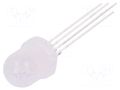 Programmable LED; RGB; 8mm; 1.8÷2.2/2.8÷3.1/2.9÷3.2VDC; -25÷80°C WORLDSEMI WS2812D-F8