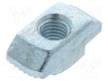 Nut; for profiles; Width of the groove: 8mm; steel; zinc; T-slot FATH FA-096H08530