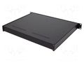 Enclosure: rack mounting; Standard: 19"; 1U; black; rack; Y: 350mm COMBIPLAST CP-37-3B