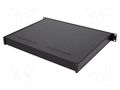 Enclosure: rack mounting; Standard: 19"; 1U; black; Z: 44mm; X: 482mm COMBIPLAST CP-37-3B