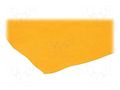 Upholstery cloth; 1500x700x3mm; yellow; self-adhesive 4CARMEDIA CLT.30.007