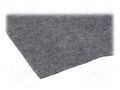 Upholstery cloth; 1500x700x3mm; light grey; self-adhesive 4CARMEDIA CLT.30.004