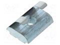 Nut; for profiles; Width of the groove: 10mm; with spring leaf FATH FA-096165F