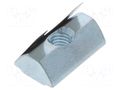 Nut; for profiles; Width of the groove: 8mm; with spring leaf FATH FA-096026F