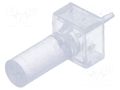 Fiber for LED; Ø3mm; L: 10.16mm; round; Front: flat BIVAR VLP-400-F