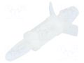 PCB distance; polyamide; L: 12.7mm; snap fastener; natural DREMEC FIX-LCBS-12.7