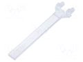 Fiber for LED; 2x5mm; L: 45mm; No.of mod: 1; rectangular MENTOR 1274.1031