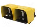 Switch: foot; Stabl.pos: 1; NC x2 + NO x2; 3A/250VAC; IP65; -5÷60°C EMAS T0-PDKA22BB10