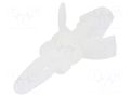 PCB distance; polyamide; L: 6.4mm; snap fastener; natural DREMEC DR8G813V40361