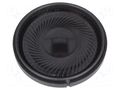Loudspeaker; miniature,general purpose; 1W; 8Ω; Ø36x6mm; Ø: 36mm VISATON VS-K36MO-8