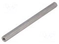Screwed spacer sleeve; 100mm; Int.thread: M4; hexagonal DREMEC TFF-M4X100/DR146