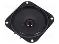 Loudspeaker; 20W; 4Ω; Ø100x36mm; 100÷13000Hz; Sound level: 90dB VISATON VS-R10STE-4