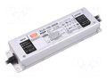 Power supply: switching; LED; 150W; 36VDC; 4.17A; 100÷305VAC; IP67 MEAN WELL ELG-150-36DA