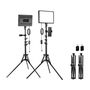 Neewer BP300 studio set two LED lights + tripods + phone holders, Neewer B0DRZD1QMQ