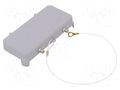 Protection cover; size 77.27; for double latch; IP66; C-TYPE ILME CHC16