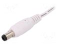 Connector: DC supply; plug; female; 2A; soldering; white; 5.5/2.1mm CLIFF FC6814761W
