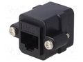 Adapter; coupler; PIN: 8; Cat: 5e; unshielded; 8p8c; straight GOOBAY RJ45ADAPTER