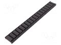 Roller track; technopolymer POM; ELEROLL transport system ELESA+GANTER RLT-U15-PA