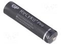 Re-battery: Ni-MH; AAA,R3; 1.2V; 800mAh; ReCYKO PRO; Ready2Use GP ACCU-R3/800GPREPRO
