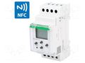 Programmable time switch; Range: 24h / 7days; SPDT; 24÷264VAC F&F PCZ-521