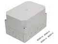Enclosure: multipurpose; X: 180mm; Y: 254mm; Z: 165mm; TK PS; grey SPELSBERG TK-PS-2518-16-M