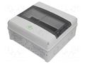 Enclosure: for modular components; IP65; grey; No.of mod: 12; AK SPELSBERG AK-14