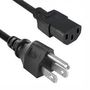 POWER CORD, NEMA 5-15P-IEC C13, 72" 312128-01