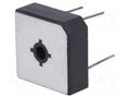 Bridge rectifier: single-phase; Urmax: 800V; If: 35A; Ifsm: 400A DC COMPONENTS BR358W