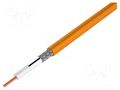 Wire: coaxial; RG59; 1x20AWG; wire; Cu; 0.52mm2; FHDPE; orange; 500m BELDEN 70081.04500