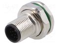 Connector: M12; socket; PIN: 12; male; A code-DeviceNet / CANopen BULGIN MBNI12RPM12APCPG9