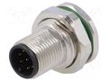 Connector: M12; socket; PIN: 8; male; A code-DeviceNet / CANopen BULGIN MBNI12RPM08APCPG9