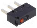 Microswitch SNAP ACTION; 0.1A/30VDC; without lever; SPDT; Pos: 2 PANASONIC AV440461J