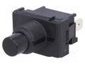 Switch: push-button; Pos: 2; SPDT; 6A/250VAC; OFF-(ON); IP40; 1843 Marquardt 1843.1201