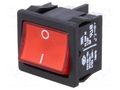 ROCKER; DPST; Pos: 2; ON-OFF; 15A/250VAC; black; IP40; none; 1800 Marquardt 1805.7112