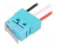 Microswitch SNAP ACTION; 2A/125VAC; 2A/30VDC; with lever; SPDT PANASONIC ABJ261260J
