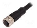 Connector: M12; plug; PIN: 12; female; A code-DeviceNet / CANopen BULGIN PXPPVC12FBF12AC010