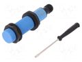 Sensor: capacitive; Range: 3÷8mm; OUT: PNP / NO + NC; Housing: M18 SICK CM18-08BPP-EC1