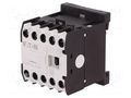 Contactor: 4-pole; NC x2 + NO x2; 24VDC; 6A; DILER; W: 45mm; H: 58mm EATON ELECTRIC DILER-22-G-24DC-E