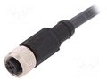 Cable: for sensors/automation; M12; PIN: 4; straight; 5m; plug; 4A LAPP 22260457