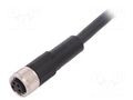 Cable: for sensors/automation; M8; PIN: 4; straight; 10m; plug; 4A LAPP 22260317