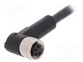 Cable: for sensors/automation; M8; PIN: 4; angled; 5m; plug; 60VAC LAPP 22260312