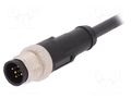 Cable: for sensors/automation; M12; PIN: 5; straight; 5m; plug; 4A LAPP 22260401