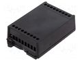 Enclosure: junction box; X: 44.5mm; Y: 87mm; Z: 25mm; black ITALTRONIC IT-12.0100006