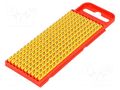 Markers; Marking: E; 2÷2.8mm; polyamide; yellow; -40÷85°C; push-in HELLERMANNTYTON WIC1-E-PA66-YE