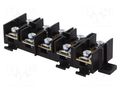 Connector: terminal block; 76A; screw terminal; black; 16mm2 PAWBOL PE.4007A